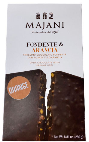 Orange Dark Chocolate Tile, Majani