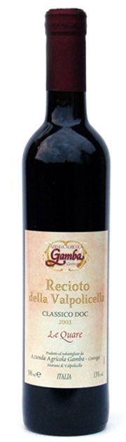 Recioto della Valpolicella Classico, Gamba