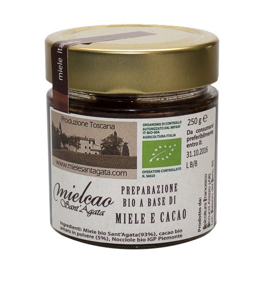 Organic Honey and Cocoa Spread, Sant'Agata